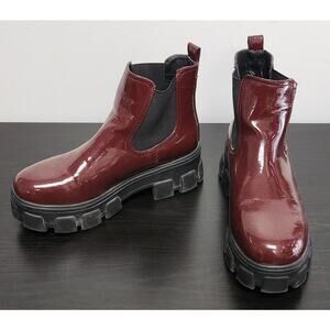 Unionbay Womens Toby Ankle Marron Boots-Size 8.5M